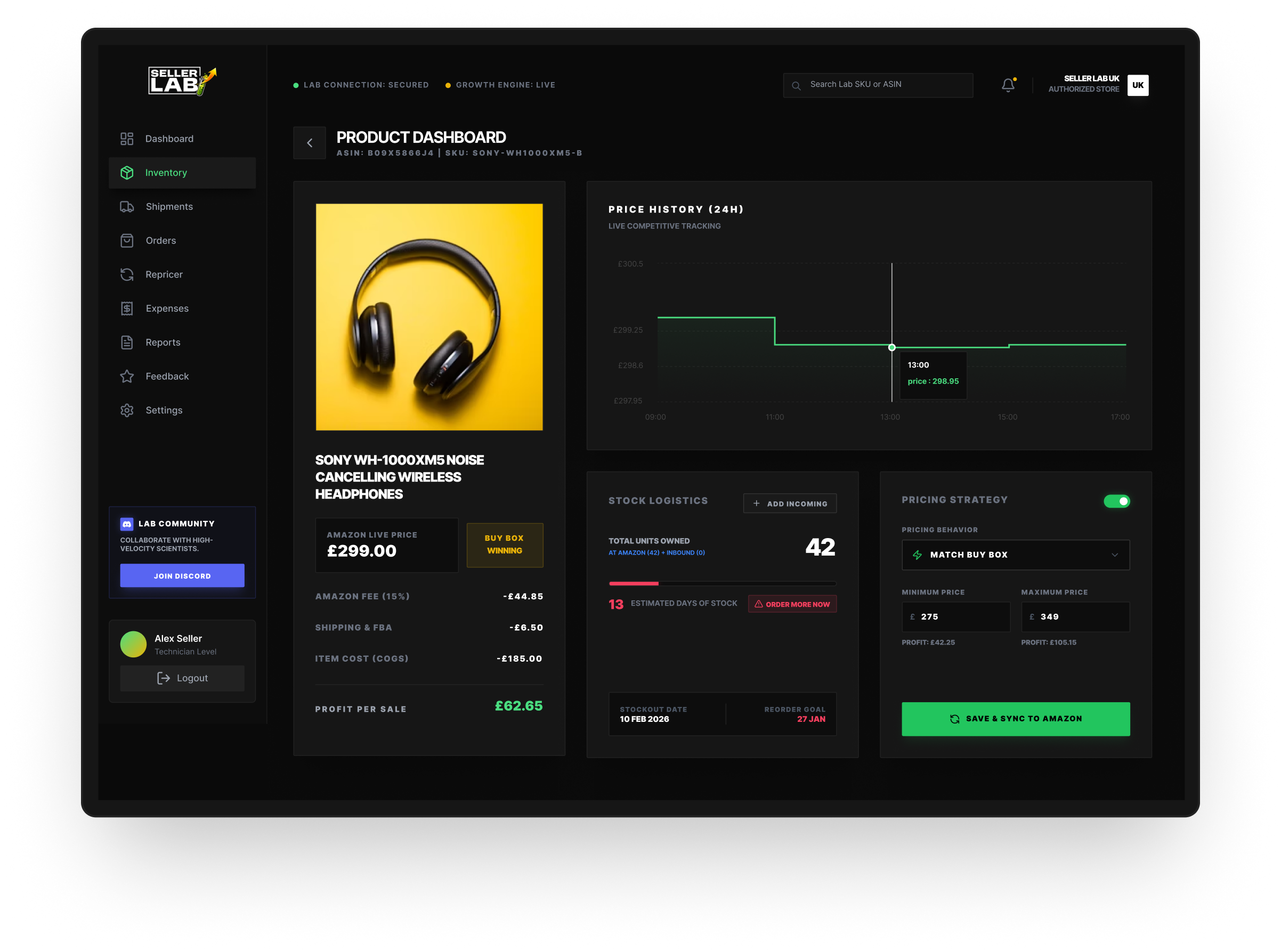 Asset & Supply Dashboard