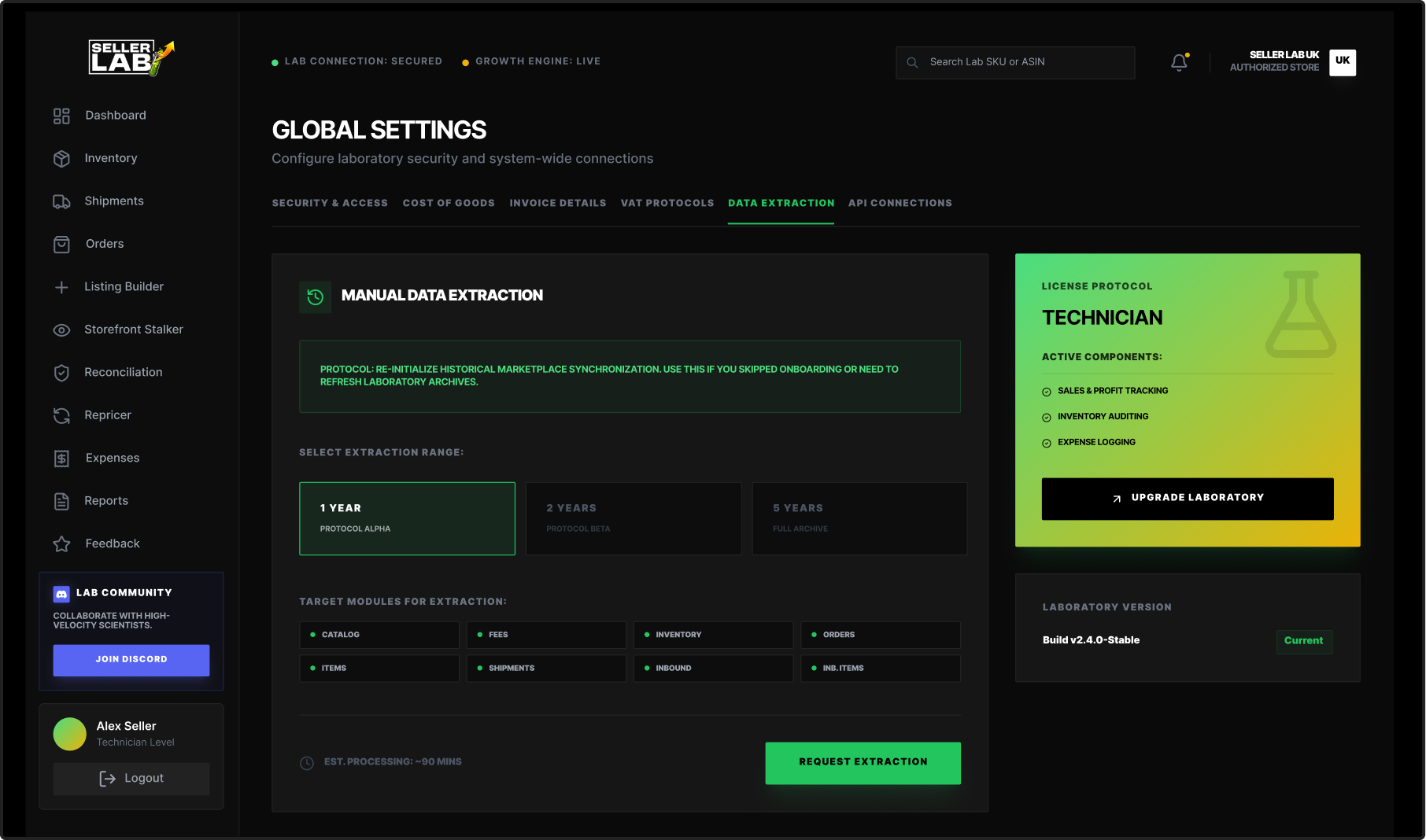Historical Data Dashboard